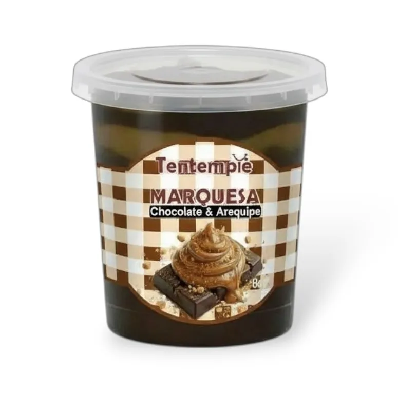 MARQUESA DE CHOCOLATE CON AREQUIPE 8oz